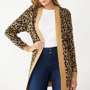 Nine West Essential Cheetah Cardigan